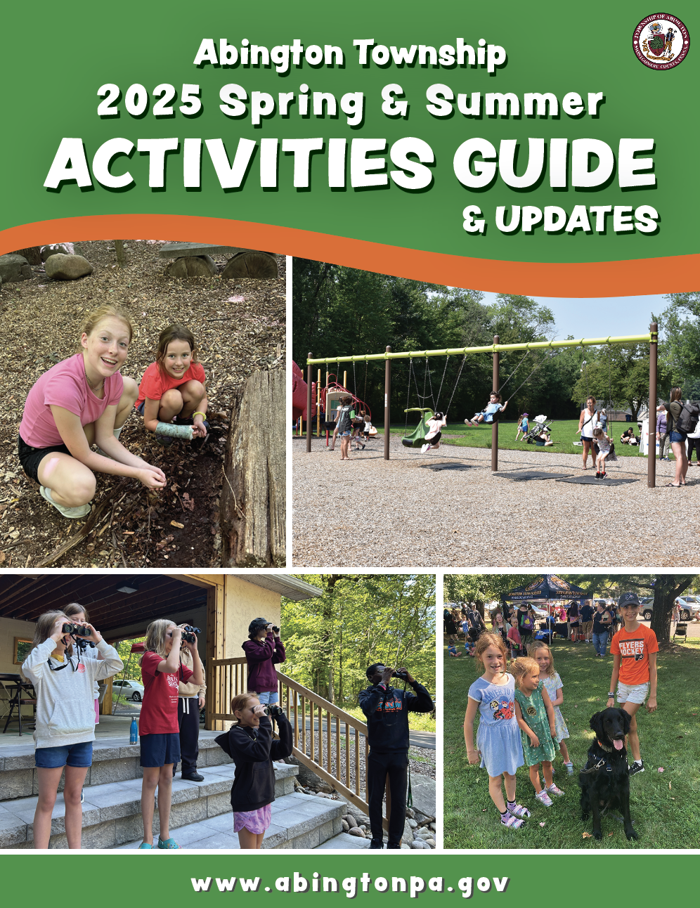 Front Cover of the 2025 Spring and Summer Activities Guide
