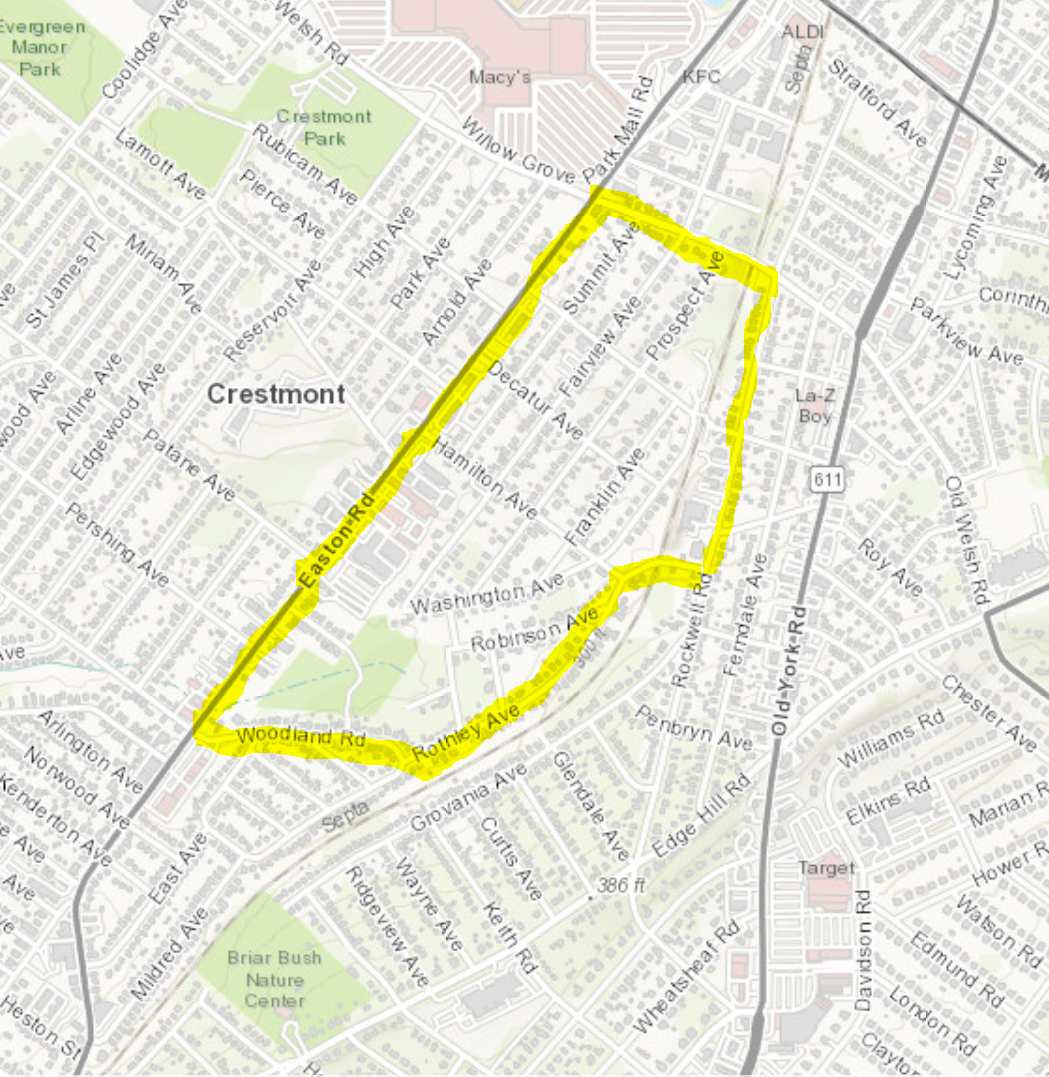Abington Mosquito Spraying Map 2025