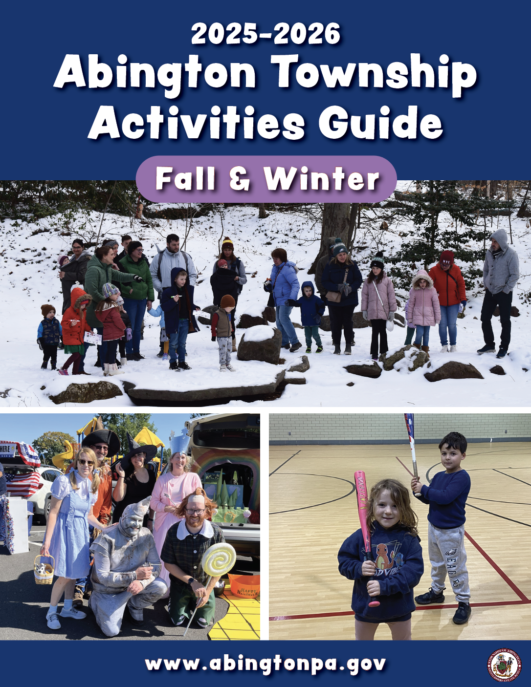 2025-2026 Fall and Winter Activities Guide Front Cover