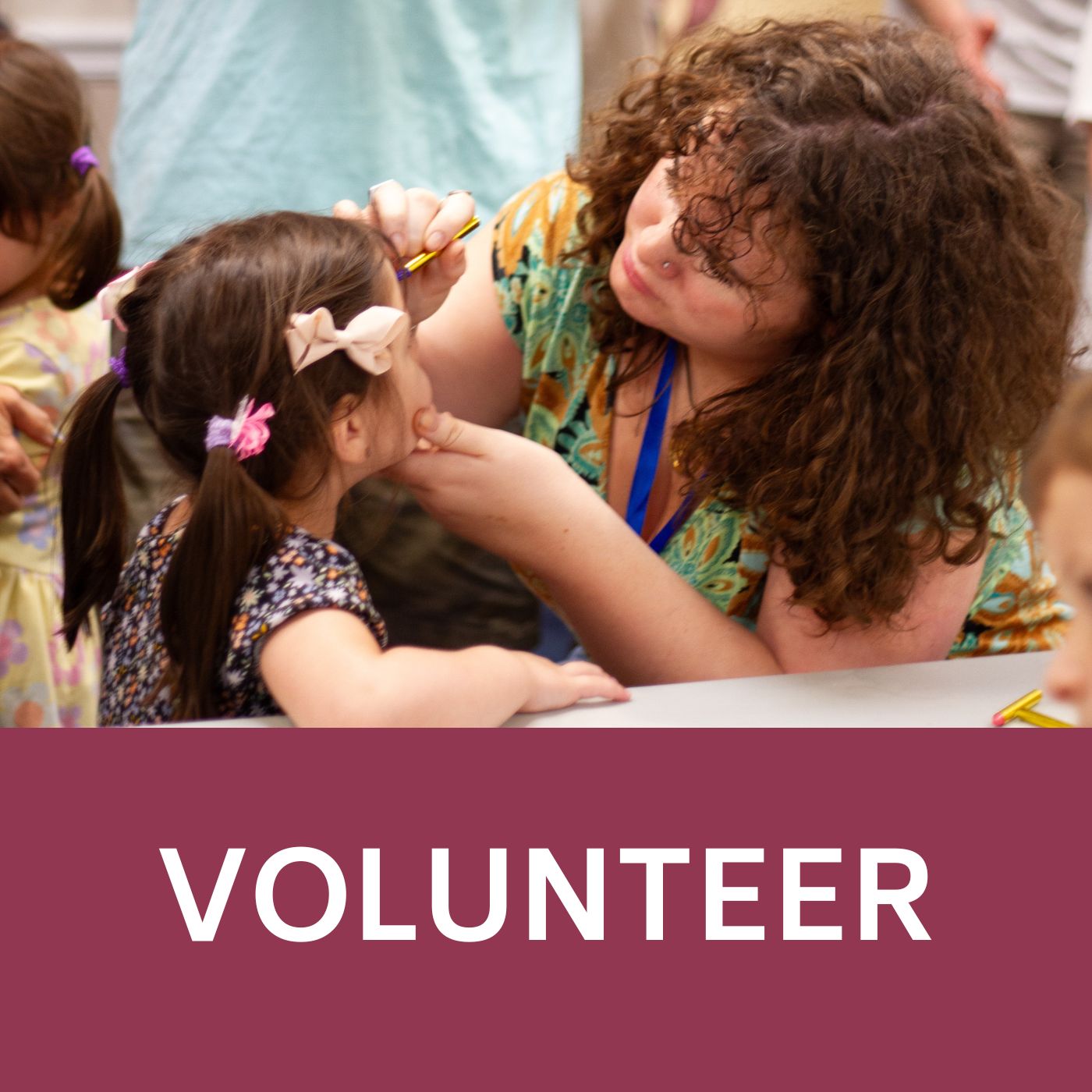 Volunteer Icon that links to the Library website