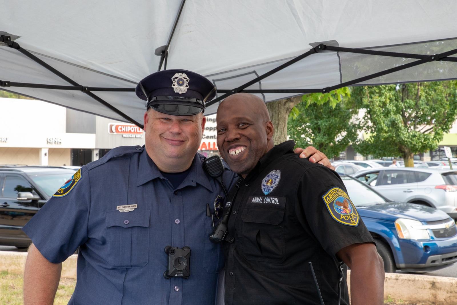 Office Posey and Officer Griffin